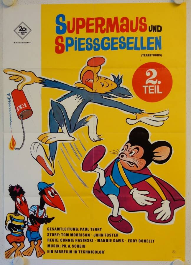 Supermaus und Spiessgesellen 2. Teil originales deutsches Filmplakat